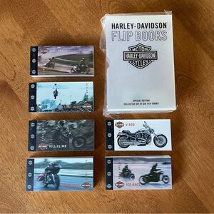 Harley-Davidson Special Edition Collector Set of Six Flip Books - NEW